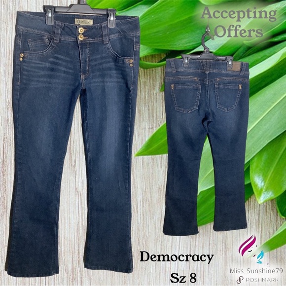 democracy rebel barely boot jeans